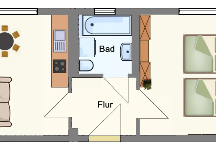 Nostalgie - Perle Plauen-zentrum & S-bahn Naehe Fuer Bis Zu 6 Personen Im Eg, Sehr Ruhige Lage & Ebk & Pkw-stellplatz Lejlighed Plauen